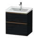 Duravit Meuble sous-lavabo D-Neo 63,4x45,2 cm, blanc mat, 1 porte, 1 tiroir-1
