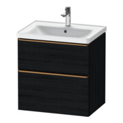 Duravit Meuble sous-lavabo D-Neo 63,4x45,2 cm, blanc mat, 1 porte, 1 tiroir
