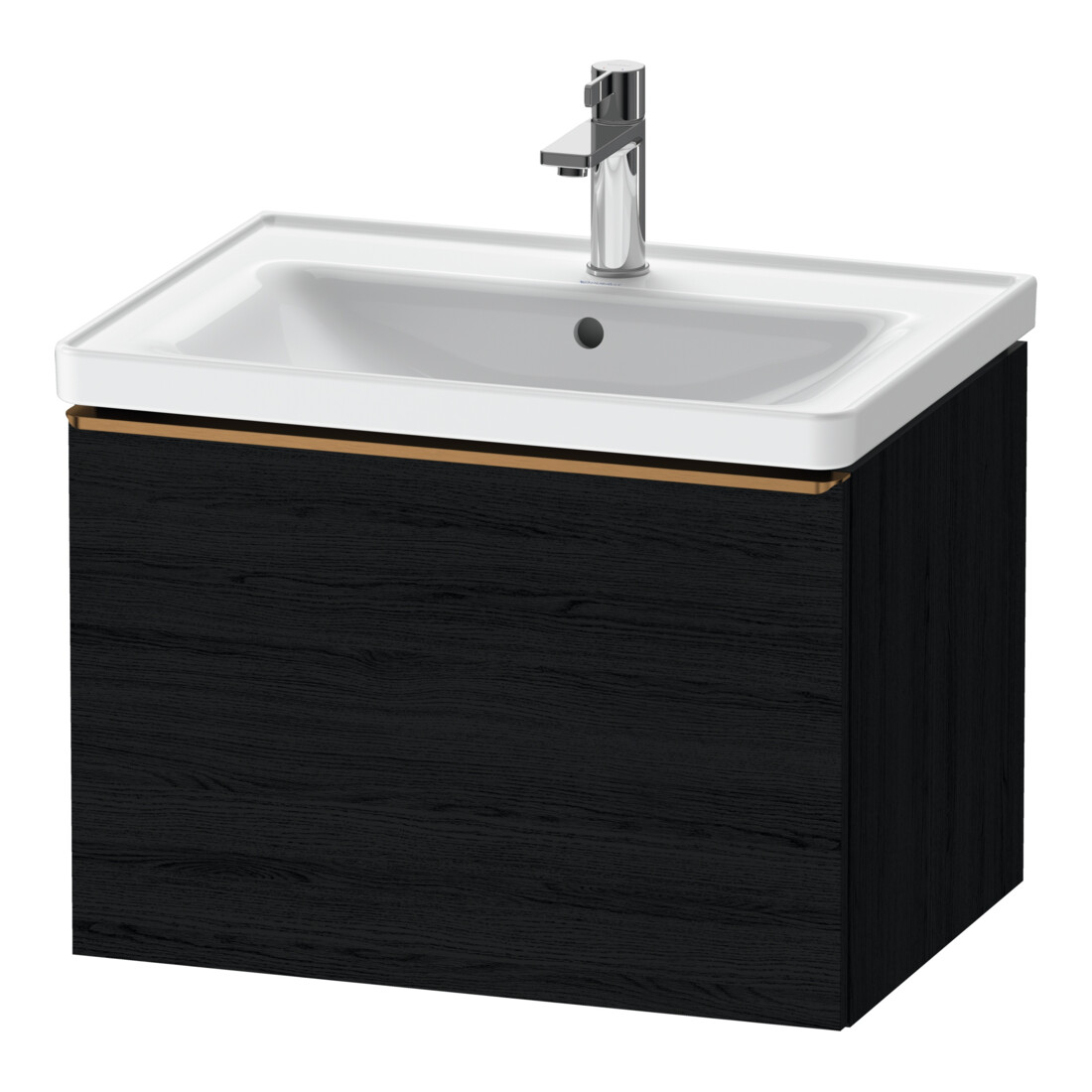 Duravit Meuble sous-lavabo D-Neo 63,4x45,2 cm, blanc mat, 1 tiroir, suspendu