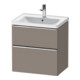 Duravit Meuble sous lavabo D-Neo 63,4x45,2 cm, ch/Bas m, 1 porte, 1 tiroir-1
