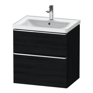 Duravit Meuble sous-lavabo D-Neo 63,4x45,2 cm, ch/Ei s, 1 tiroir, 1 coulissant