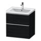 Duravit Meuble sous-lavabo D-Neo 63,4x45,2 cm, ch/Ei s, 1 tiroir, 1 coulissant-1