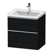 Duravit Meuble sous-lavabo D-Neo 63,4x45,2 cm, ch/Ei s, 1 tiroir, 1 coulissant-1
