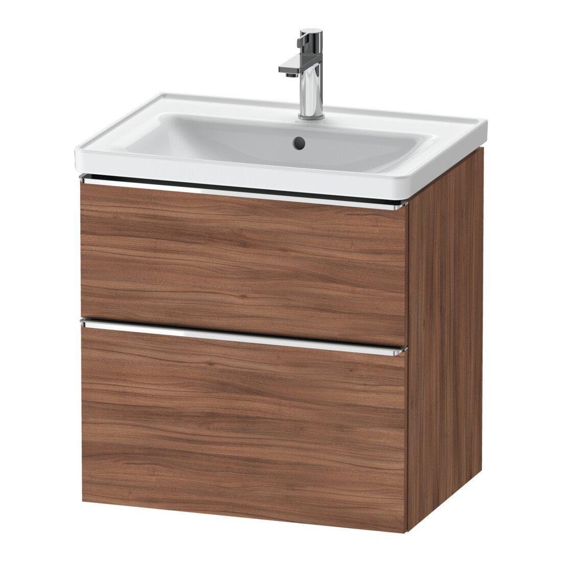 Duravit Meuble sous lavabo D-Neo 63,4x45,2 cm, ch/nb N, 1 tiroir, 1 coulissant