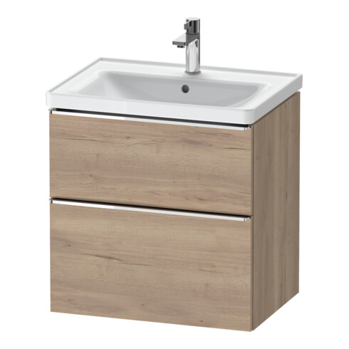 Duravit Meuble sous lavabo D-Neo 63,4x45,2 cm, ch/oeuf, 1 porte, 1 tiroir