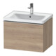 Duravit Meuble sous-lavabo D-Neo 63,4x45,2 cm, ES blanc, 1 tiroir, suspendu mural-1