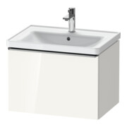 Duravit Meuble sous lavabo D-Neo 63,4x45,2 cm, ES blanc brillant, 1 tiroir, suspendu-1