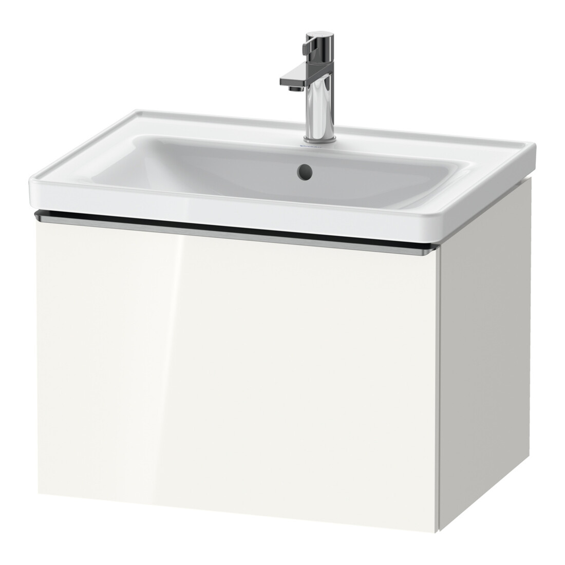 Duravit Meuble sous lavabo D-Neo 63,4x45,2 cm, ES blanc brillant, 1 tiroir, suspendu
