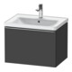 Duravit Meuble sous-lavabo D-Neo 63,4x45,2 cm, ES blanc/gris m, 1 tiroir, suspendu-1