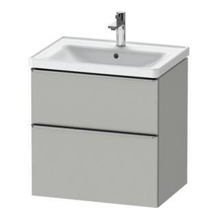Duravit Meuble sous-lavabo D-Neo 63,4x45,2 cm, ES chêne/gris, 1 tiroir, 1 porte