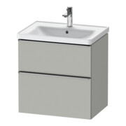 Duravit Meuble sous-lavabo D-Neo 63,4x45,2 cm, ES chêne/gris, 1 tiroir, 1 porte