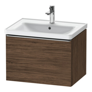 Duravit Meuble sous-lavabo D-Neo 63,4x45,2 cm, ES chêne/noir, 1 tiroir, suspendu