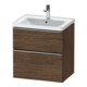 Duravit Meuble sous-lavabo D-Neo 63,4x45,2 cm, ES geb/Nu d, 1 tiroir, 1 porte-1