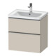 Duravit Meuble sous-lavabo D-Neo 63,4x45,2 cm, ES geb/Ta m, 1 porte, 1 tiroir-1
