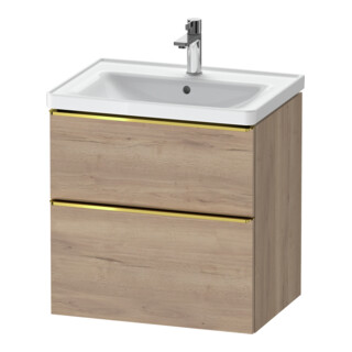 Duravit Meuble sous-lavabo D-Neo 63,4x45,2 cm, g pol/Ei ma, 1 tiroir, 1 porte