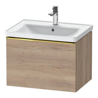Duravit Meuble sous lavabo D-Neo 63,4x45,2 cm, g pol/Ei ma, 1 tiroir, suspendu
