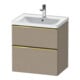 Duravit Meuble sous-lavabo D-Neo 63,4x45,2 cm, g pol/Lei, 1 porte, 1 tiroir-1