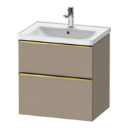 Duravit Meuble sous-lavabo D-Neo 63,4x45,2 cm, g pol/Lei, 1 porte, 1 tiroir