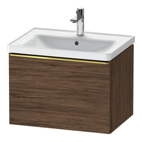 Duravit Meuble sous-lavabo D-Neo 63,4x45,2 cm, g pol/Nu d, 1 tiroir, suspendu