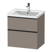 Duravit Meuble sous lavabo D-Neo 63,4x45,2 cm, noir/Bas m, 1 porte, 1 tiroir-1