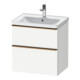 Duravit Meuble sous-lavabo D-Neo 63,4x45,2cm, blanc brillant, 1 porte, 1 tiroir-1