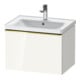 Duravit Meuble sous lavabo D-Neo 63,4x45,2cm, blanc brillant, 1 tiroir, suspendu-1