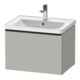 Duravit Meuble sous lavabo D-Neo 63,4x45,2cm, noir/gris mat, 1 tiroir, suspendu-1