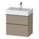Duravit Meuble sous-lavabo D-Neo 68,4x44,2 cm, blanc, 1 porte, 1 tiroir-1