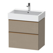 Duravit Meuble sous-lavabo D-Neo 68,4x44,2 cm, blanc, 1 porte, 1 tiroir