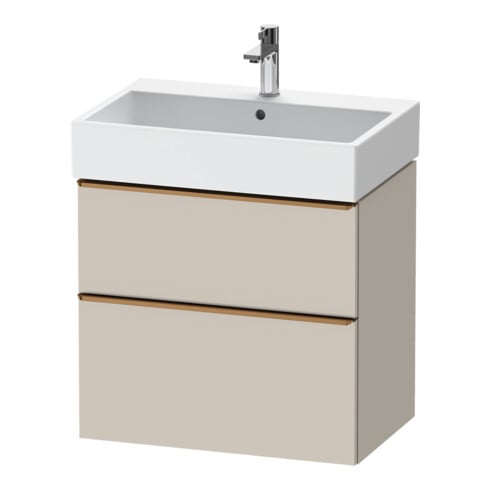 Duravit Meuble sous-lavabo D-Neo 68,4x44,2 cm, blanc, 1 porte, 1 tiroir