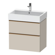 Duravit Meuble sous-lavabo D-Neo 68,4x44,2 cm, blanc, 1 porte, 1 tiroir