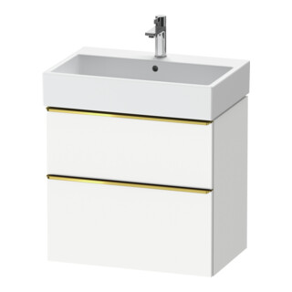 Duravit Meuble sous lavabo D-Neo 68,4x44,2 cm, blanc brillant, 1 porte, 1 tiroir