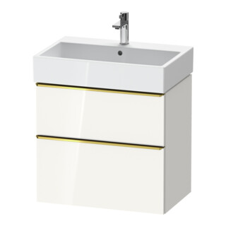 Duravit Meuble sous lavabo D-Neo 68,4x44,2 cm, blanc brillant, 1 porte, 1 tiroir