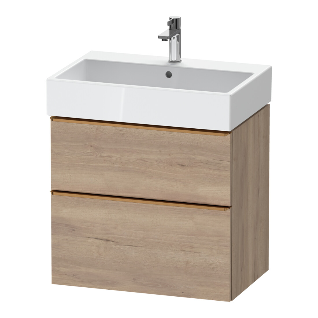 Duravit Meuble sous lavabo D-Neo 68,4x44,2 cm, blanc brillant, 1 porte, 1 tiroir