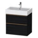 Duravit Meuble sous-lavabo D-Neo 68,4x44,2 cm, blanc brillant, 1 porte, 1 tiroir-1