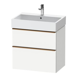 Duravit Meuble sous lavabo D-Neo 68,4x44,2 cm, blanc brillant, 1 porte, 1 tiroir
