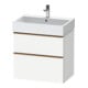Duravit Meuble sous lavabo D-Neo 68,4x44,2 cm, blanc brillant, 1 porte, 1 tiroir-1