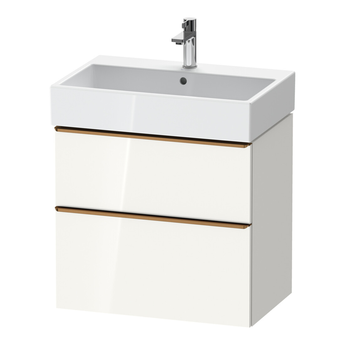 Duravit Meuble sous-lavabo D-Neo 68,4x44,2 cm, blanc brillant, 1 porte, 1 tiroir