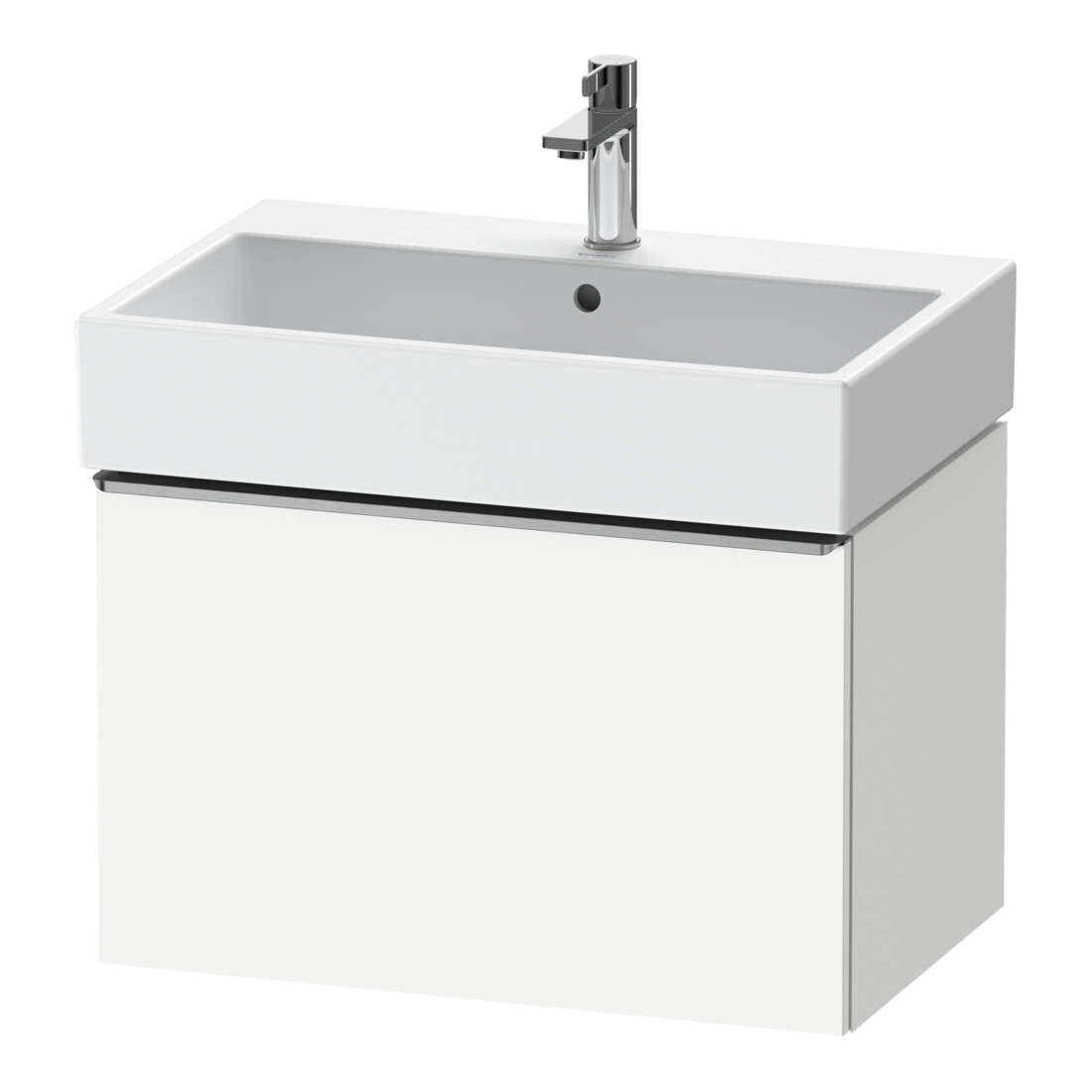 Duravit Meuble sous-lavabo D-Neo 68,4x44,2 cm, blanc brillant, 1 tiroir, suspendu