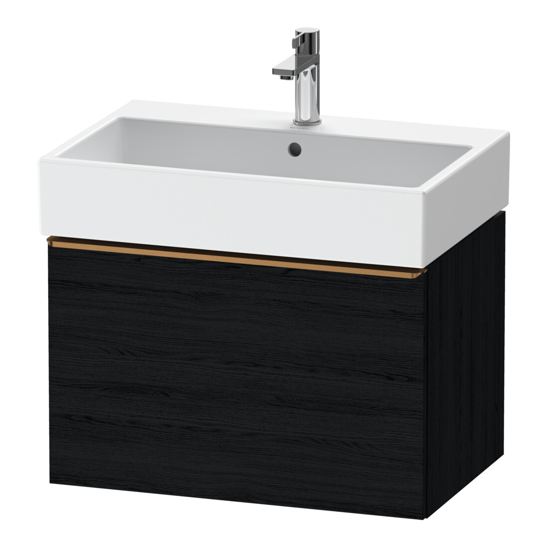 Duravit Meuble sous-lavabo D-Neo 68,4x44,2 cm, blanc brillant, 1 tiroir, suspendu