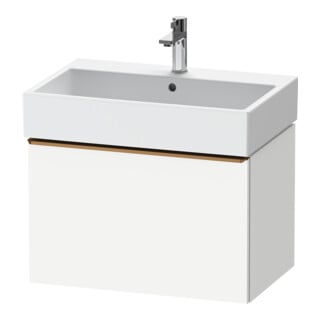Duravit Meuble sous-lavabo D-Neo 68,4x44,2 cm, blanc brillant, 1 tiroir, suspendu