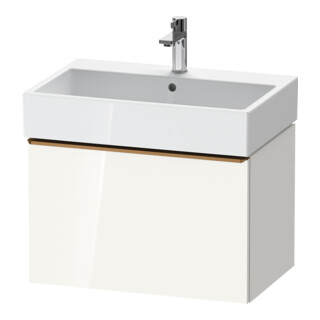 Duravit Meuble sous-lavabo D-Neo 68,4x44,2 cm, blanc brillant, 1 tiroir, suspendu