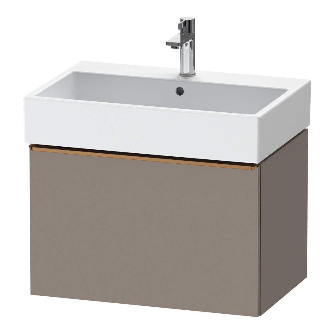 Duravit Meuble sous-lavabo D-Neo 68,4x44,2 cm, blanc brillant, 1 tiroir, suspendu