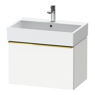 Duravit Meuble sous-lavabo D-Neo 68,4x44,2 cm, blanc brillant, 1 tiroir, suspendu