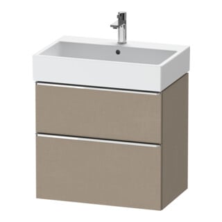 Duravit Meuble sous-lavabo D-Neo 68,4x44,2 cm, chêne/lin, 1 tiroir, 1 coulissant