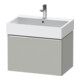 Duravit Meuble sous lavabo D-Neo 68,4x44,2 cm, chr/béton, 1 tiroir, suspendu-1