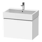 Duravit Meuble sous-lavabo D-Neo 68,4x44,2 cm, chrome/blanc mat, 1 tiroir, suspendu-1
