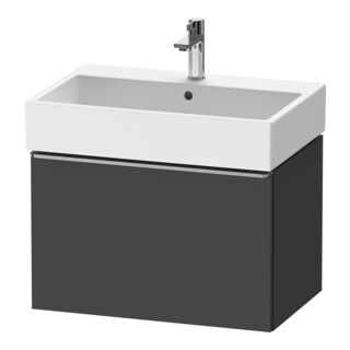 Duravit Meuble sous-lavabo D-Neo 68,4x44,2 cm, ES blanc/gris, 1 tiroir, suspendu