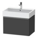 Duravit Meuble sous-lavabo D-Neo 68,4x44,2 cm, ES blanc/gris, 1 tiroir, suspendu-1