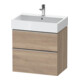 Duravit Meuble sous-lavabo D-Neo 68,4x44,2 cm, ES blanc/œuf mat, 1 tiroir, 1 abattant-1